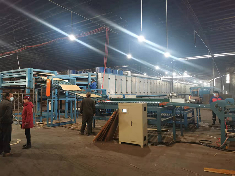 4deck roller veneer dryer