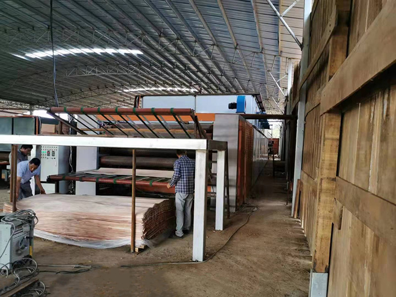 Mesh Belt Veneer Drying Line