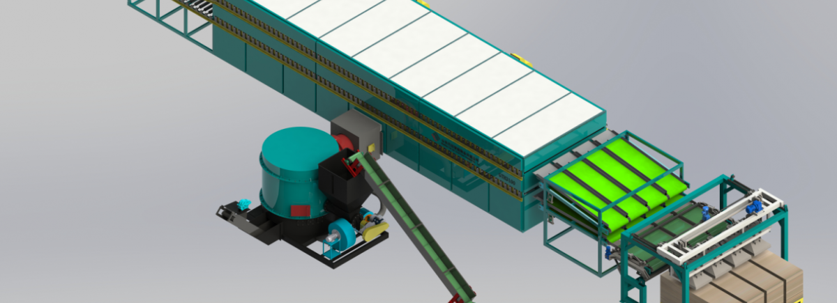 Shine veneer roller dryer biomass burner