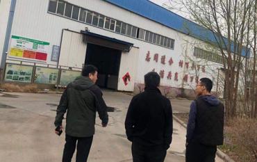 Customers visited shine machinery roller dryer factory 